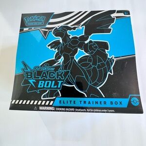 Pokémon Black Bolt Elite Trainer Box Scarlet & Violet New Never Opened